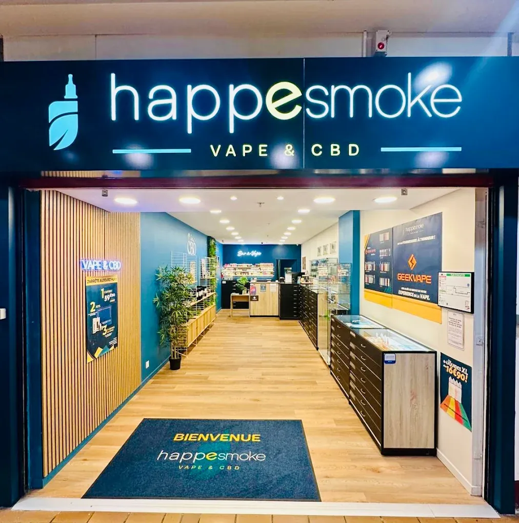 Vitrine du magasin HappeSmoke Marseille - Les Caillols